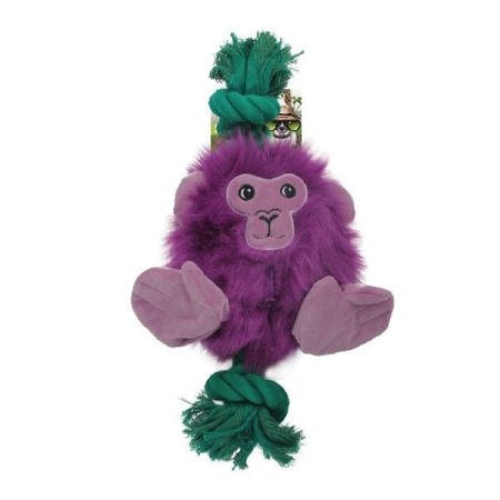 Afp Safari Rope Cuddle İpli Maymun Peluş Köpek Oyuncağı Mor/Yeşil
