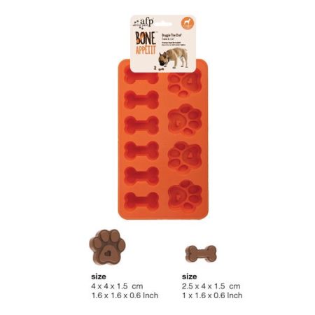 Afp Bone Appetit Kemik ve Pati Şekilli Ödül Maması Pişirme Kalıbı