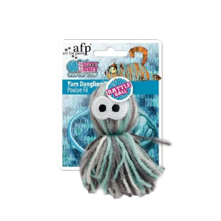Afp Knotty Habit Yumak Ahtapot Kedi Oyuncağı Renkli