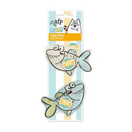Afp Catoon Kedi Otlu Balık Kedi Oyuncağı