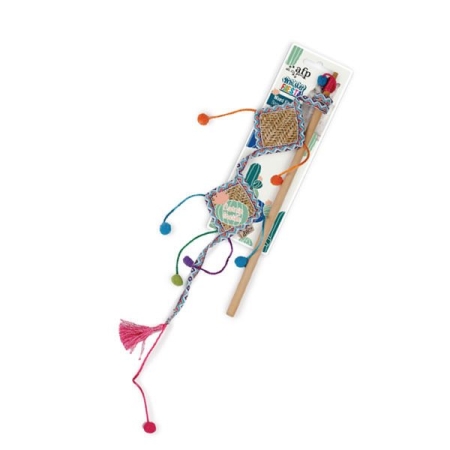 Afp Whisker Fiesta Uçurtmalı Hasır Kedi Olta Oyuncağı