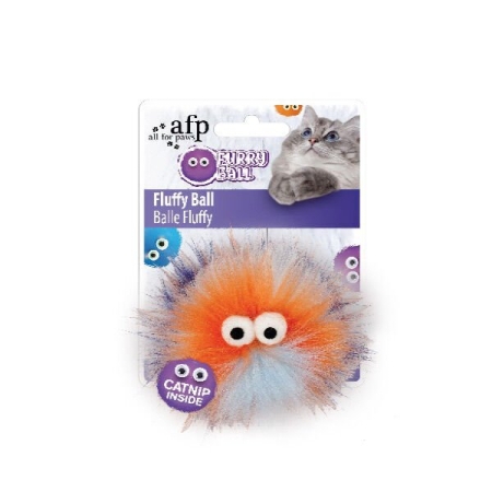 Afp Furry Ball Tüylü Top Kedi Oyuncağı Turuncu