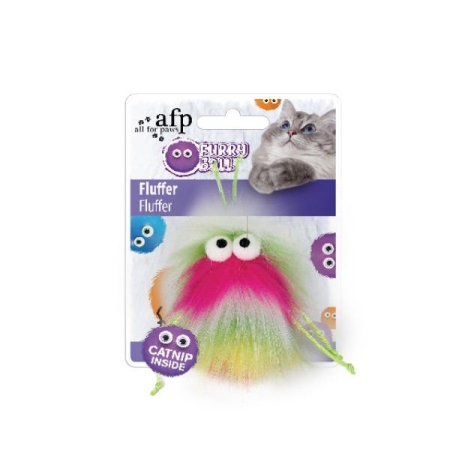 Afp Furry Ball Tüylü Fare Kedi Oyuncağı Pembe