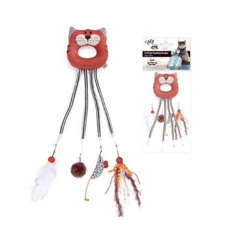 Afp Vintage Kapıya Asılan Peluş Kedi Oyuncağı