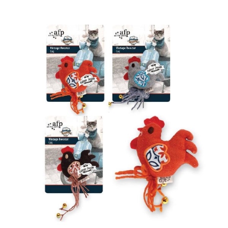 Afp Vintage Cat Vintage Kedi Otlu Horoz Kedi Oyuncağı