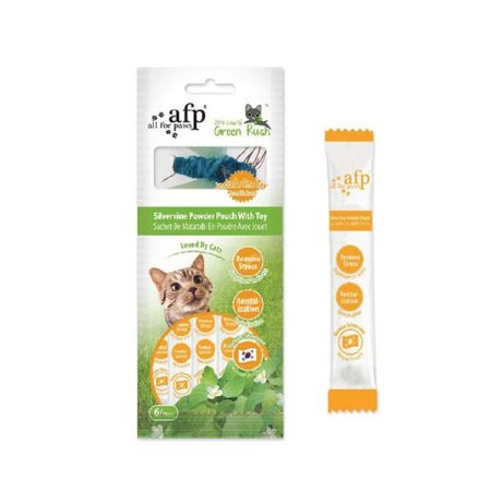 Afp Green Rush Kedi için Oyuncaklı Silvervine Tozu 6 Adet