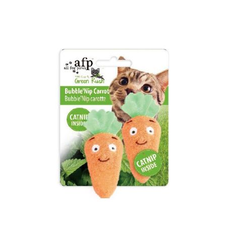 Afp Green Rush Kedi Otlu Havuç Peluş Kedi Oyuncağı Turuncu