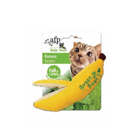 Afp Green Rush Kedi Otlu Muz Peluş Kedi Oyuncağı