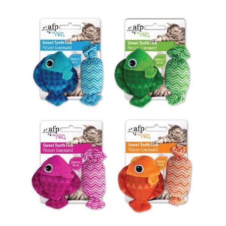 Afp Modern Cat Parlak Balık Peluş Kedi Oyuncağı