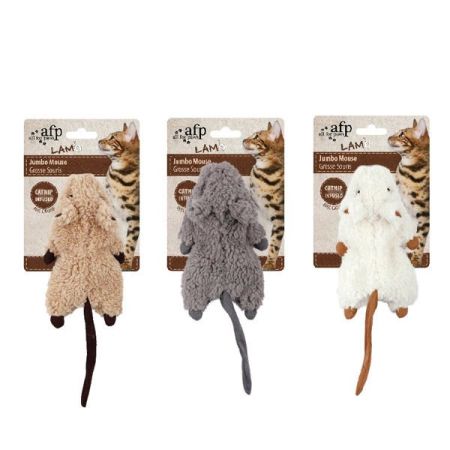 Afp Lambswool Kemirgen Peluş Kedi Oyuncağı