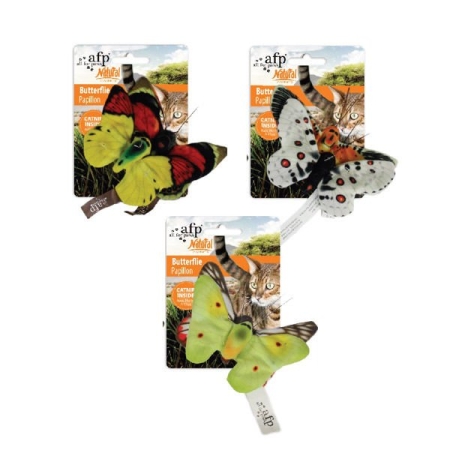 Afp Natural Instinct Kelebek Şekilli Peluş Kedi Oyuncağı