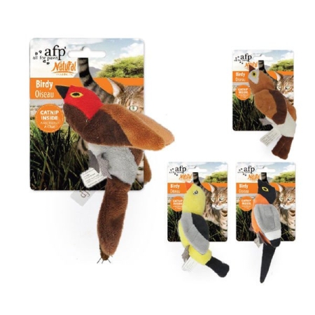 Afp Natural Instincts Kuş Şekilli Peluş Kedi Oyuncağı