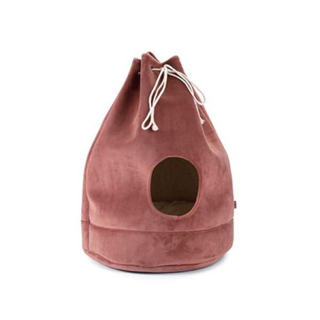 Karlie Lotte Vilar Üstten Ayarlanabilir İpli Kedi Evi Pembe 45x45x60 Cm