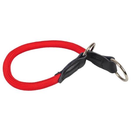 Karlie Suni Deri Köpek Eğitim Tasması Kırmızı 50x1.2 Cm