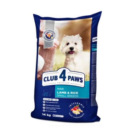 Club4Paws Premium Small Breed Kuzulu Küçük Irk Yetişkin Köpek Maması 14 Kg