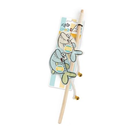 Afp Catoon Kedi Otlu Balık Kedi Olta Oyuncağı