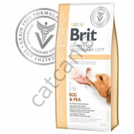 Brit Veterinary Diets Hepatic Tahılsız Yumurta Bezelye Köpek Maması 2 Kg