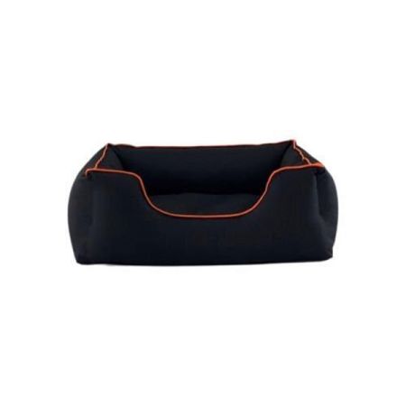 Pet Comfort Alpha Outdoor Kedi ve Köpek Yatağı Siyah/Turuncu Medium 80x65 Cm