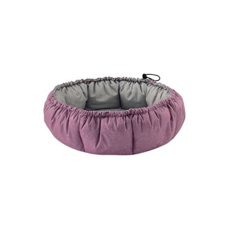 Pet Comfort Sunflower Çift Taraflı Peluş Kedi ve Köpek Yatağı Gri/Pembe 85 Cm