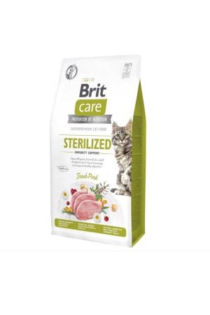 Brit Immunity Support Domuz Etli Kısırlaştırılmış Kedi Maması 7 Kg