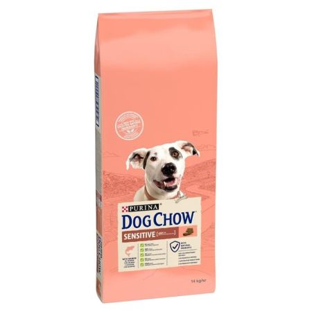 Dog Chow Hassas Köpekler için Somon Etli Yetişkin Köpek Maması 14 kg