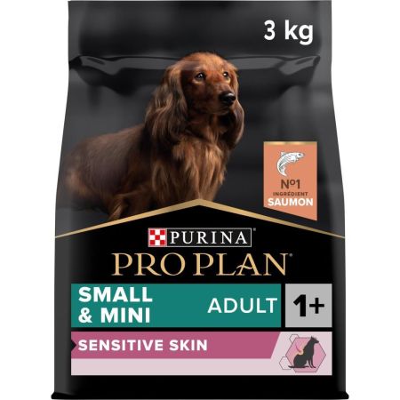 Pro Plan Sensitive Skin Small & Mini Somonlu Küçük Irk 3 kg Yetişkin Köpek Maması