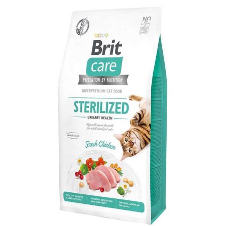 Brit Care Üriner Sistem Sağlığı için Tahılsız Kısırlaştırılmış Kedi Maması 7kg