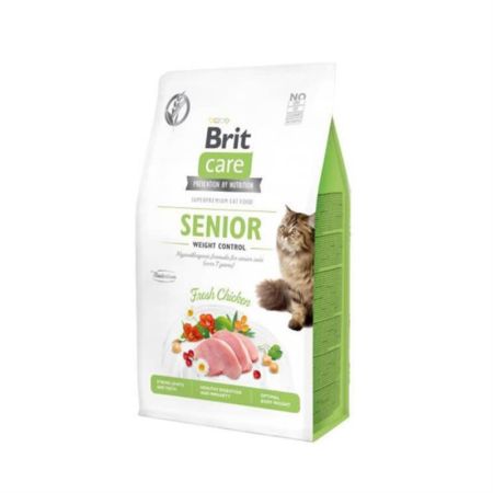 Brit Care Senior Weight Tavuklu Yaşlı Kedi Maması 2 kg