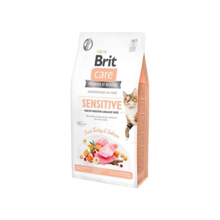Brit Care Sensitive Hassas Somonlu Kedi Maması 2 kg