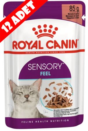 Royal Canin Sensory Feel Gravy 85 GR x 12 Adet Kedi Konservesi