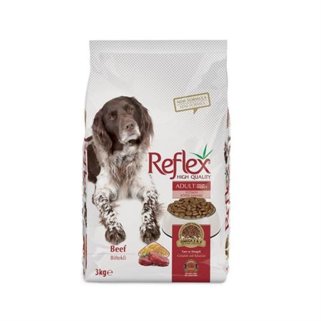 Reflex Yüksek Enerjili Biftekli Yetişkin Köpek Maması 3 kg