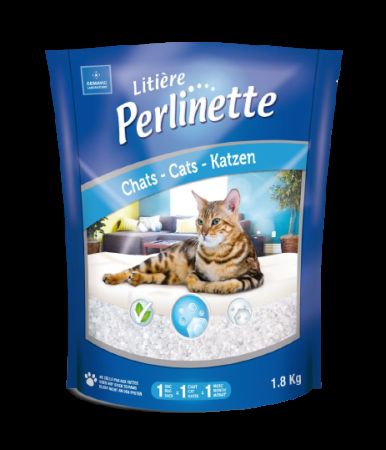 Perlinette Yetişkin ve Hassas Kediler İçin Kalın Kristal Kum 4,4lt