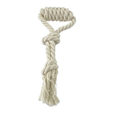 Pet Comfort 100% Pamuk Tut Çek Köpek Oyuncağı Bej 20 Cm