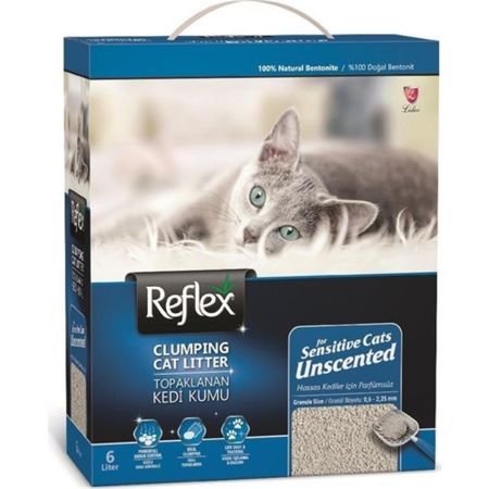 Reflex Sensitive Kokusuz Kedi Kumu 6 Lt