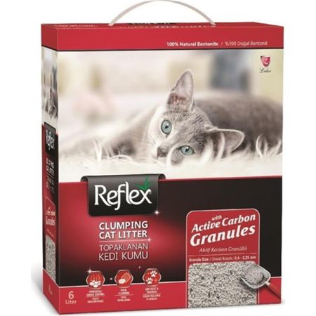 Reflex Granül Aktif Karbonlu Topaklanan Kedi Kumu 6 Lt