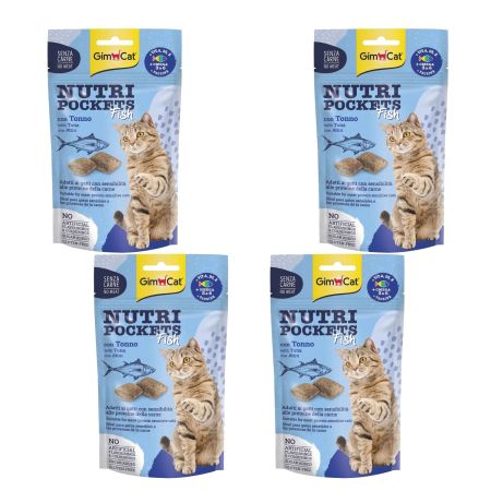 GimCat Nutripockets Ton Balıklı Kedi Ödül Maması 4x60gr