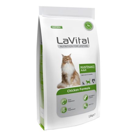 LaVital Maintenance Tavuklu Yetişkin Kedi Maması 1,5 kg