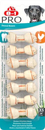 8in1 Delights Pro Dental 7'li XS Tavuklu Diş Sağlığı için Köpek Ödül Kemiği 84 gr