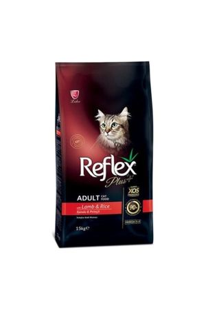 Reflex Plus Kuzu Eti ve Pirinçli Yetişkin Kedi Maması 15kg