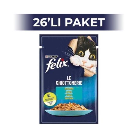 Felix Ton Balıklı Yetişkin Kedi Konservesi 85 gr 26 Adet