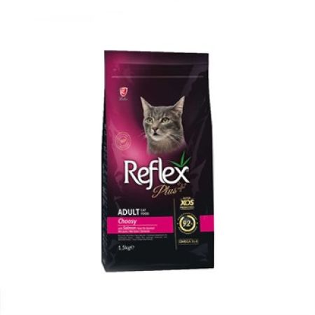 Reflex Plus Choosy Somonlu Yetişkin Kedi Maması 1.5 KG