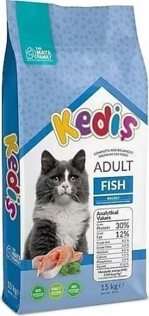 Kediş Balıklı Kısırlaştırılmış Yetişkin Kedi Maması 15 Kg