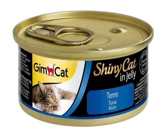 GimCat Shinycat Konserve Kedi Maması Tuna Balıklı 70 Gr (24 Adet)
