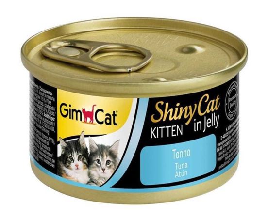 GimCat Shinycat Konserve Yavru Kedi Maması Tuna Balıklı 70 Gr (24 Adet)