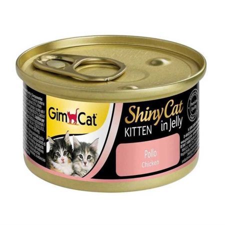 GimCat Shinycat Konserve Yavru Kedi Maması Tavuklu 70 Gr (24 Adet)