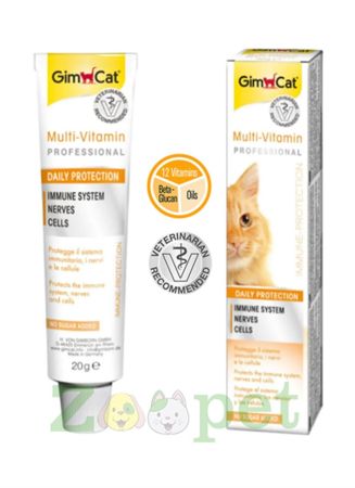 Gimcat Multi Vitamin Paste 12 Vitaminli Kedi Macunu 20 G(rX2 ADET)