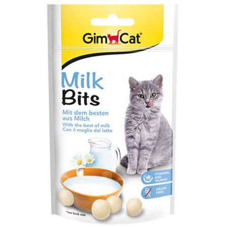 Gimcat Milk Bits Sütlü Kedi Ödül Tableti 40 Gr