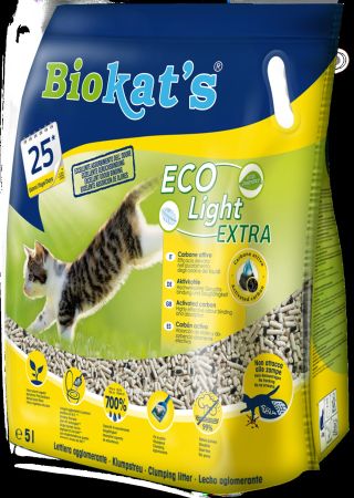 Biokat's Eco Light Extra Aktif Karbonlu Pelet Kedi Kumu 5 LT