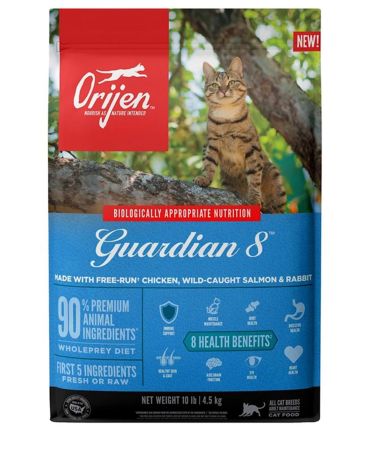 Orijen Guardian 8 Yetişkin Kedi Maması 4,5 Kg + 6 Adet Acana Premium Kuzulu Ezme Kedi Konservesi 85 gr