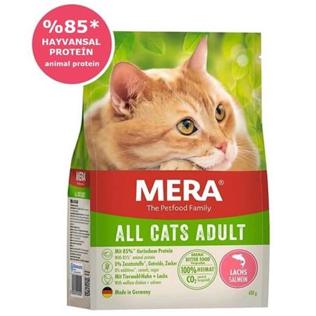 Mera Cat All Cats Tahılsız Somonlu Yetişkin Kedi Maması  2 KG 